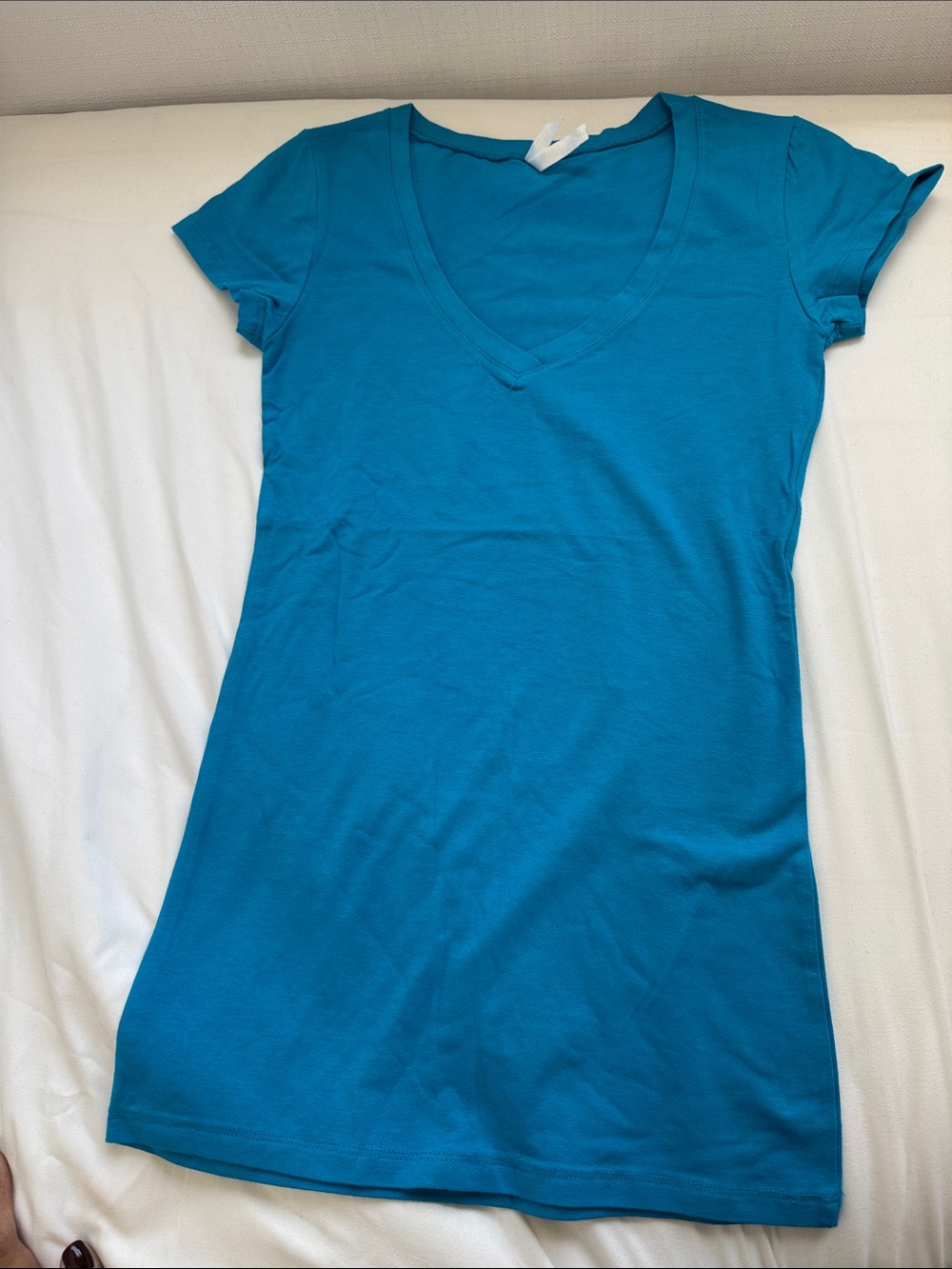 Blue V-Neck Women’s Tee